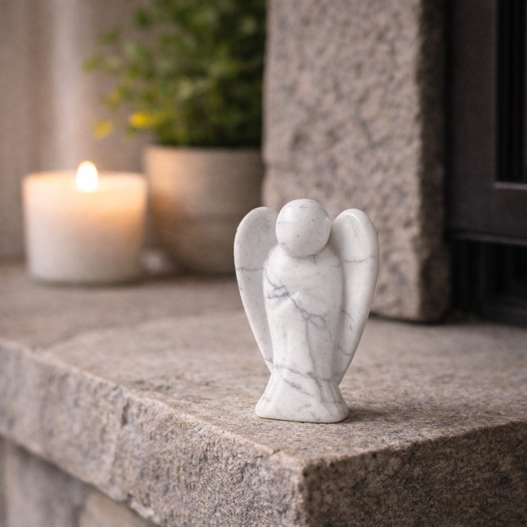 Muriel Howlite Blanche